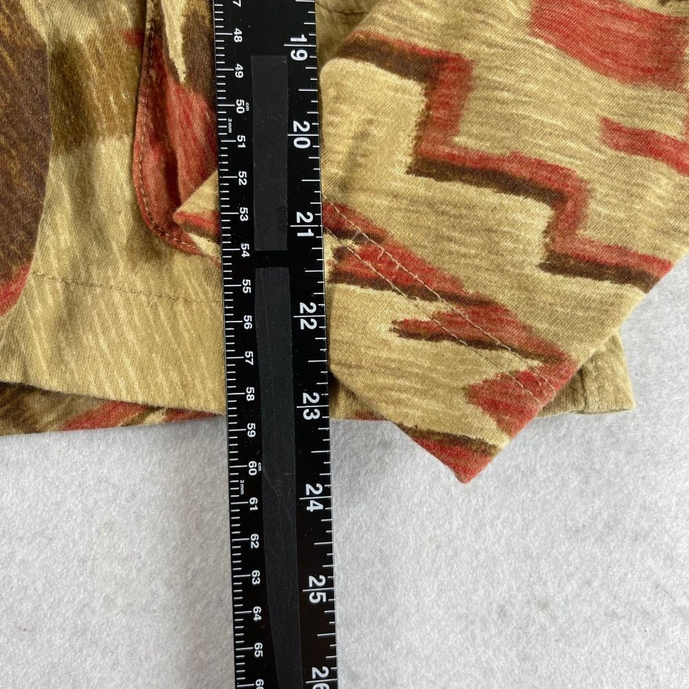 Vintage LRL RALPH LAUREN Womens M Southwest Aztec Shawl Collar Wrap Sweater - Picture 6 of 9
